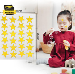 0.8″ Diameter Gold Star Stickers – 720 Pcs, 30 Sheets – Reward Stickers for Chil