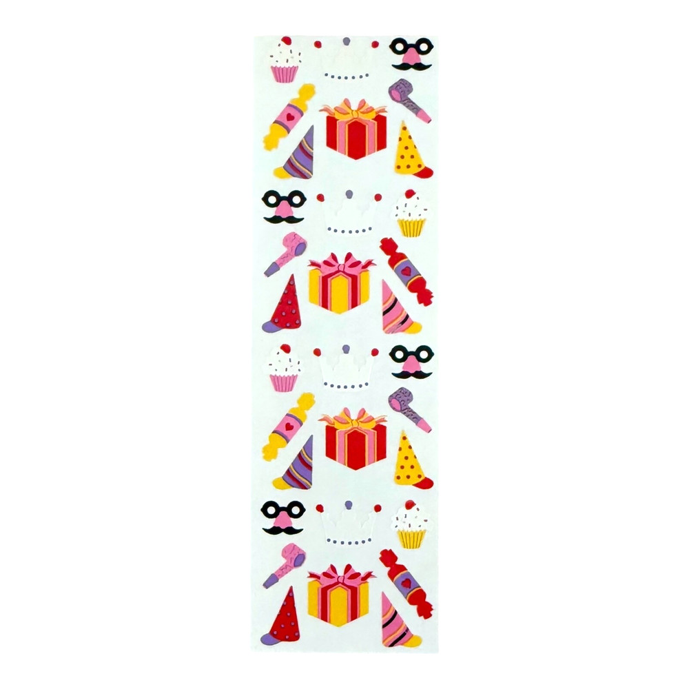 Mrs. Grossman’s Stickers 1 Strip Party Favors Cake Presents Birthday Retired