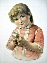 Lovely Vintage Cut-Outs of Young Women w/ Charming Smiles & Young Boy *