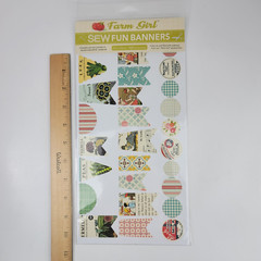 October Afternoon Farm Girl Scrapbooking Lot 12×12 Paper Stickers Die Cuts Cards