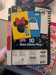 Mixed Sticker Lot~Disney Minnie Mouse 1000+ Stickers Book, Lisa Frank, Christmas
