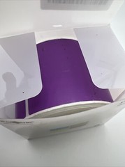 PARLAIM 3 X 5 Inch Rectangle Adhesive Color Stickers 500 Labels Purple READ!!!!