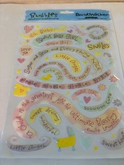 CREATIVE IMAGINATIONS 3D EPOXY STICKERS OH BABY NEW BORN BIRTHDAY #2