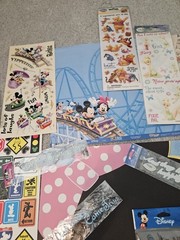 Disney Princess Scrapbook Stickers 30 pc LOT Mickey Pooh Snow White Cinderella