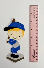 Paper Football, Baseball, Basketball, Tennis Die Cut Scrapbooking Embellishments