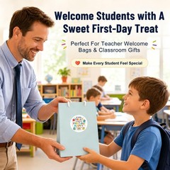 120 PCS Back to School Stickers for Students Teachers Classroom, Round First …