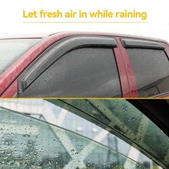 Window Visors Rain Guards for 2005-2021 Nissan Frontier Crew Cab, Window Vent…