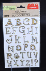 Alphabet Number Stickers & Embellishments Mixed Lot 12 Packs NEW UNUSED
