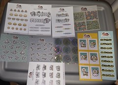 Huge 31 piece lot / bundle hubman & chubgirl planner sticker sheets all new
