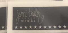 JENNI BOWLIN BLACK Frames / stars – 2 Sheets – NEW