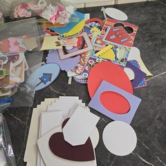 Mixed Crafting Lot Paper Crafts Scrapbooks Cards Junk Journals 100’s Of Pieces