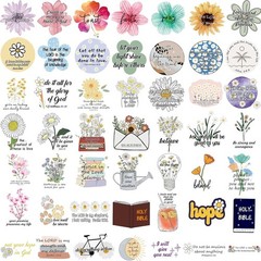 220Pcs Assorted Christian Stickers – Motivational Bible Quotes for Everyone