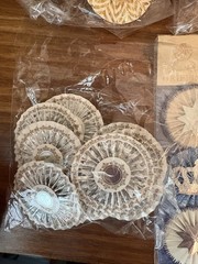 ANNA GRIFFIN Assorted Paper Rosettes Embellishments Christmas ++ Lot of 175