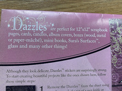 Dazzles Stickers 6″X9″ 6 Sheets-Black Enchanted Moment Opened Unused