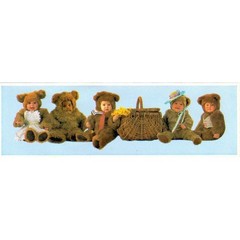 Michel & Company Retro Sticker Seal (Baby x Teddy Bear)