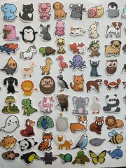 Animal Stickers – 100 STICKERS – Cute Animals Funny Stickers, Kids, Boys, Girls