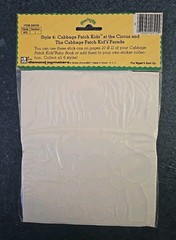 1983 CABBAGE PATCH KIDS AT THE CIRCUS AND PARADE Sealed Style 4 Puffy Stickers