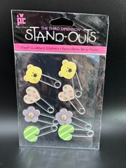 Provo Craft Third Dimension Stand-Outs Baby Diaper Pin Stickers Scrapbook Crafts