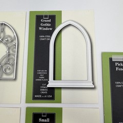 Memory Box Dies LOT of 5 Picket Fence Gothic Window Arch Iron Work