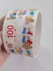 Vintage Sandylion Stickers Animal Hugs And Kisses kk298 New Roll Of 100 Mods