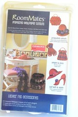 Ladies’ Red Accessories – RoomMates / 4+ inches / Red & Purple / Scrapbook