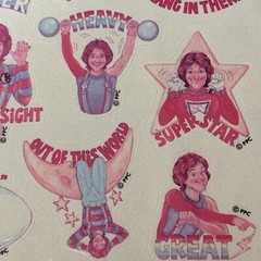 1979 Ambassador Hallmark MORK 4 Sheet Sticker Package Robin Williams Nanu Nanu!