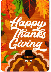 Junk Journal Art Cards, Happy Thanksgiving, 12 pcs, 4″ x 6″
