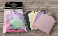 Paperbilities 12 Pc Color Coordinated Tag Set Scrapbooking Crafts + 5 Loose
