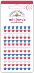 Patriotic Assortment – Mini Jewels Festive Assortment Stickers