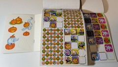 HUGE Halloween Crafting Scrapbooking Lot Paper Fabric Stickers Ribbon Die Cuts
