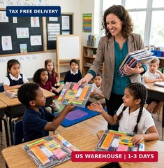 20 Piece School Supplies Pack for K-12 Back to School Supplies Bundle for School