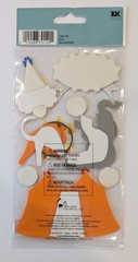 RARE Jolee’s Big Top Circus Foam Scrapbooking Stickers Elephant Tiger Clown Tent