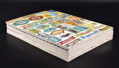 Chipboard Stickers 24 Sheets Alphabet, Border, Tags, Shape 6 Pcs Missing of 100s