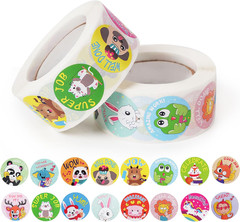 1000 Pcs Kid Stickers Animals, Stickers for Childens Teachers Students School Cl