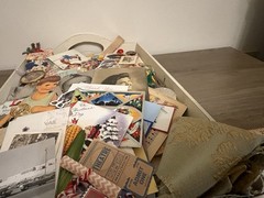 VTG To Modern Junk Journal Scrapbooking Lot. Ephemera Photos Cards Trinkets More