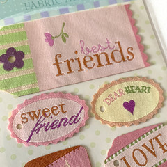Brenda Walton Florals Scrapbook Stickers Lot – K&Co – Retired – 8 pc Kit