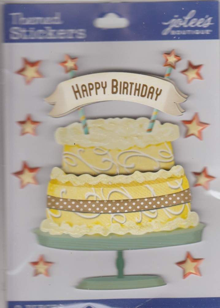 Jolees Boutique » HAPPY BIRTHDAY » THEMED SCRAPBOOKING STICKERS- 9 pcs.
