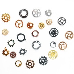 GXXMEI 300 Gram DIY Assorted Color Antique 0.5″-1.2″ inches, Multicolored