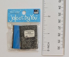 RARE Jolee’s Composition Books School Notebooks MINI Scrapbooking Embellishments