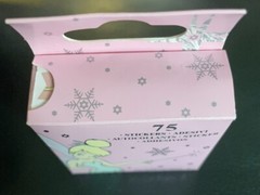Disney Store Tinkerbell Sticker Dispenser 90’s Vintage Stars Snowflakes Pink