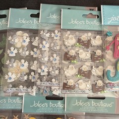 Lot of 15 Jolee’s Boutique K&Company Sticky Pix Scrapbooking