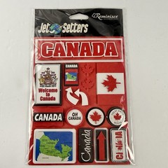 Reminisce Jet Setters Jolee’s Boutique and Other Dimensional Stickers Lot of 9