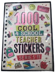 1000+ Cool 4 School Teacher Stickers Series 11 Assortment For Students 40 Sheets
