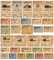 Western Theme Junk Journal Embellishments Kit Scrapbook USA