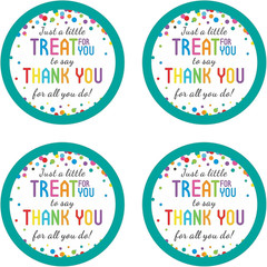 180 PCS Thank You for All You Do Stickers Appreciation Thank You Stickers 2 Inch