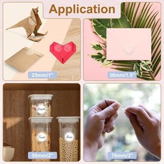 Clear Seal Sticker Envelope Seals 1.5 inch Round Circle Wafer Labels (1.5 inch R