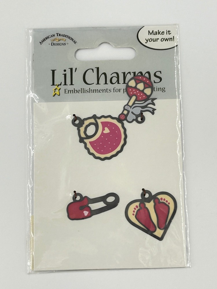 American Traditional Designs Lil’ Charms Embellishments Girl Baby Gear