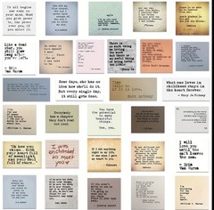10pcs Literary Passages/Quotes Stickers -Scrapbook, Journal, DIY Crafts & Cards