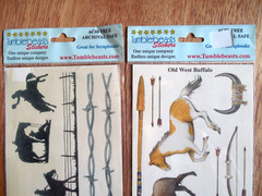 NEW Lot of 2 Tumblebeasts «Dorothy’s Memories» Stickers: Cowboys*Indians*Horses