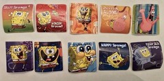 Vintage Smile Makers SpongeBob Squarepants Stickers Lot of 10 2.5 x 2.5 Inches